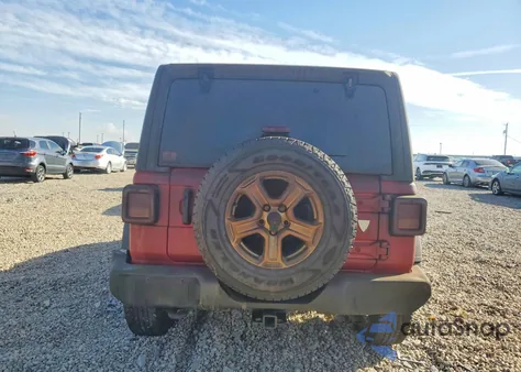 2022 Jeep Wrangler Unlimited Sport из США, поврежденный, VIN 1C4HJXDG4NW260860